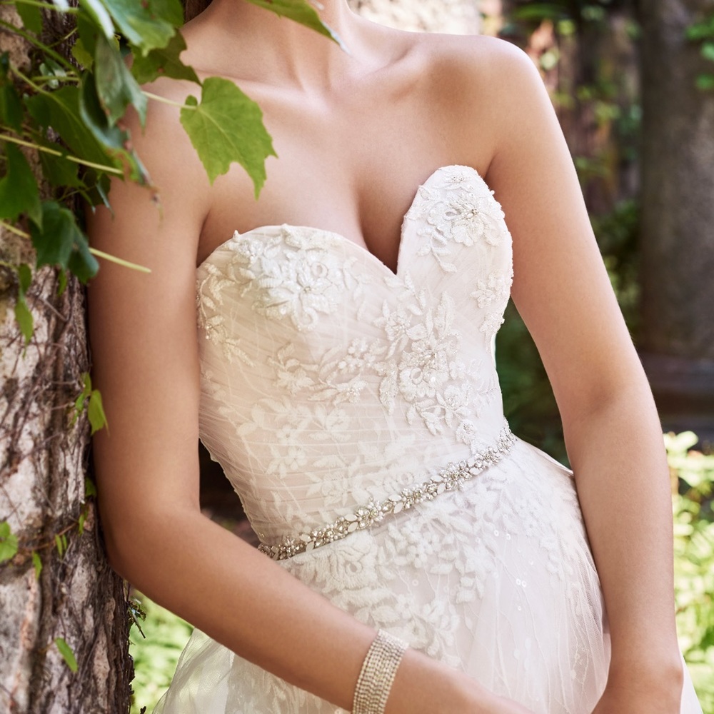 Sally by Martin Thornburg Strapless Princess Bridal Gown
